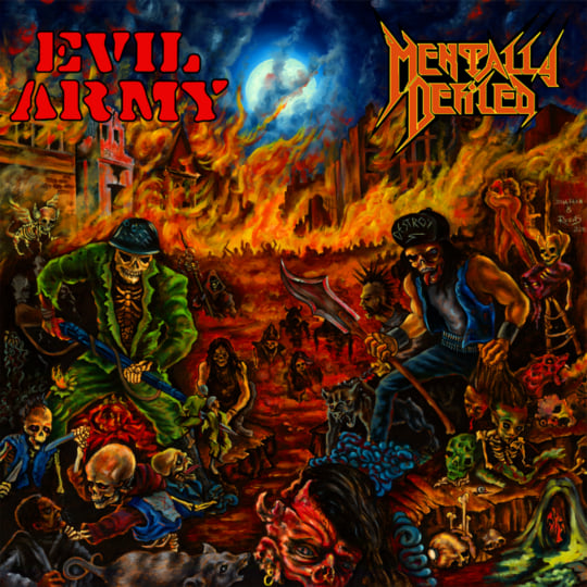 Defiled Army (Split With Evil Army/USA) | Mentally Defiled VS Evil