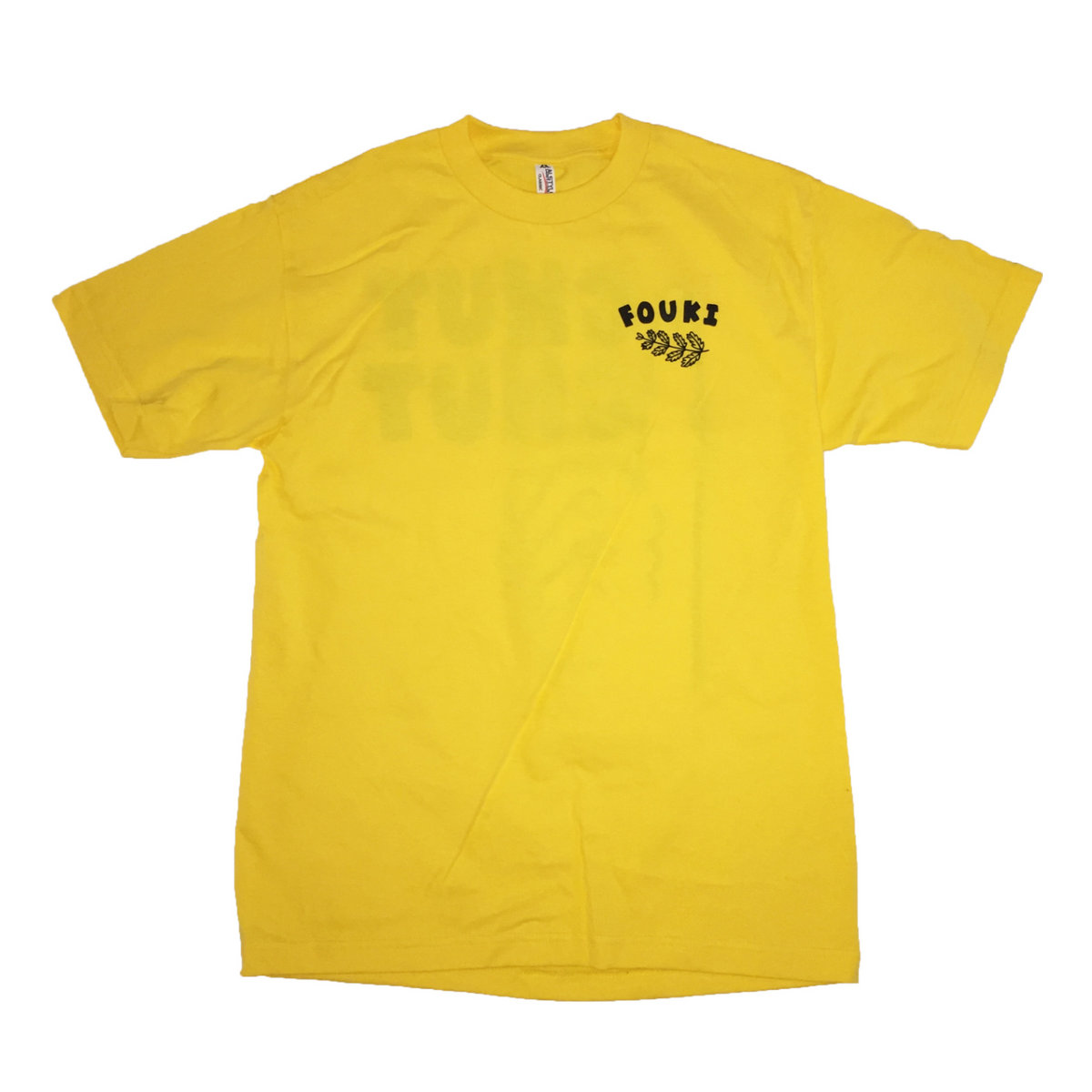 ミュージシャン Layered T-shirt \"little punk\" [Yellow] L ミュージシャン Layered T-shirt 