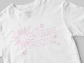 'Cosmic Cunt' Pink T-Shirt photo 