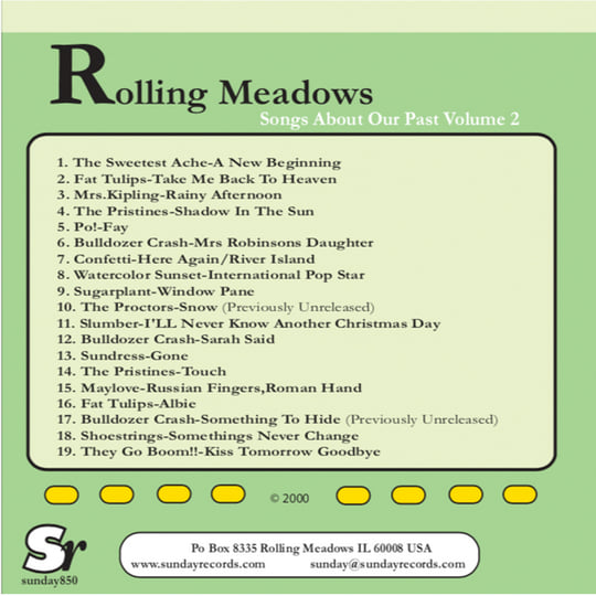Rolling Meadows (Songs About Our Past Vol 2) | Sunday Records
