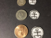 (SOLD OUT) My logo curved from old english coins (SOLD OUT) photo 