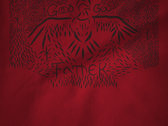 Black on Red Night Vulture T-Shirt photo 