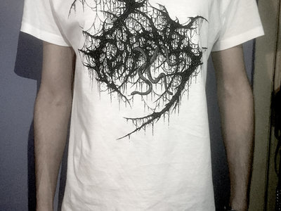 White T-shirt, black print | Fordomth