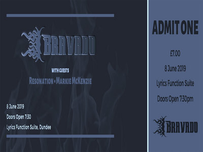 Ticket to Bravado Album Launch @ Lyrics, DUNDEE main photo