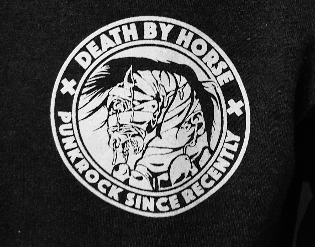 Straight Edge Hoodie, 100 recycled material Death By Horse