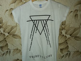 "There's A Light Logo Design screen print T-Shirt white" photo 