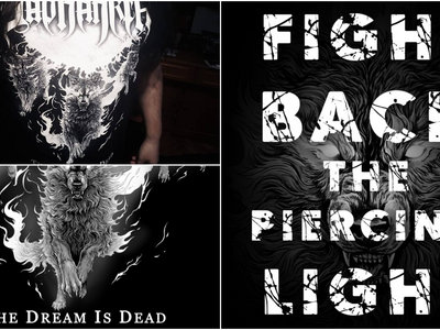 "The Dream Is Dead / Fight Back The Piercing Light" T-shirt main photo