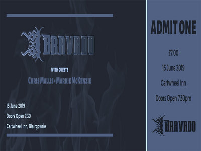 Ticket to Bravado Album Launch- Cartwheel Inn, BLAIRGOWRIE main photo