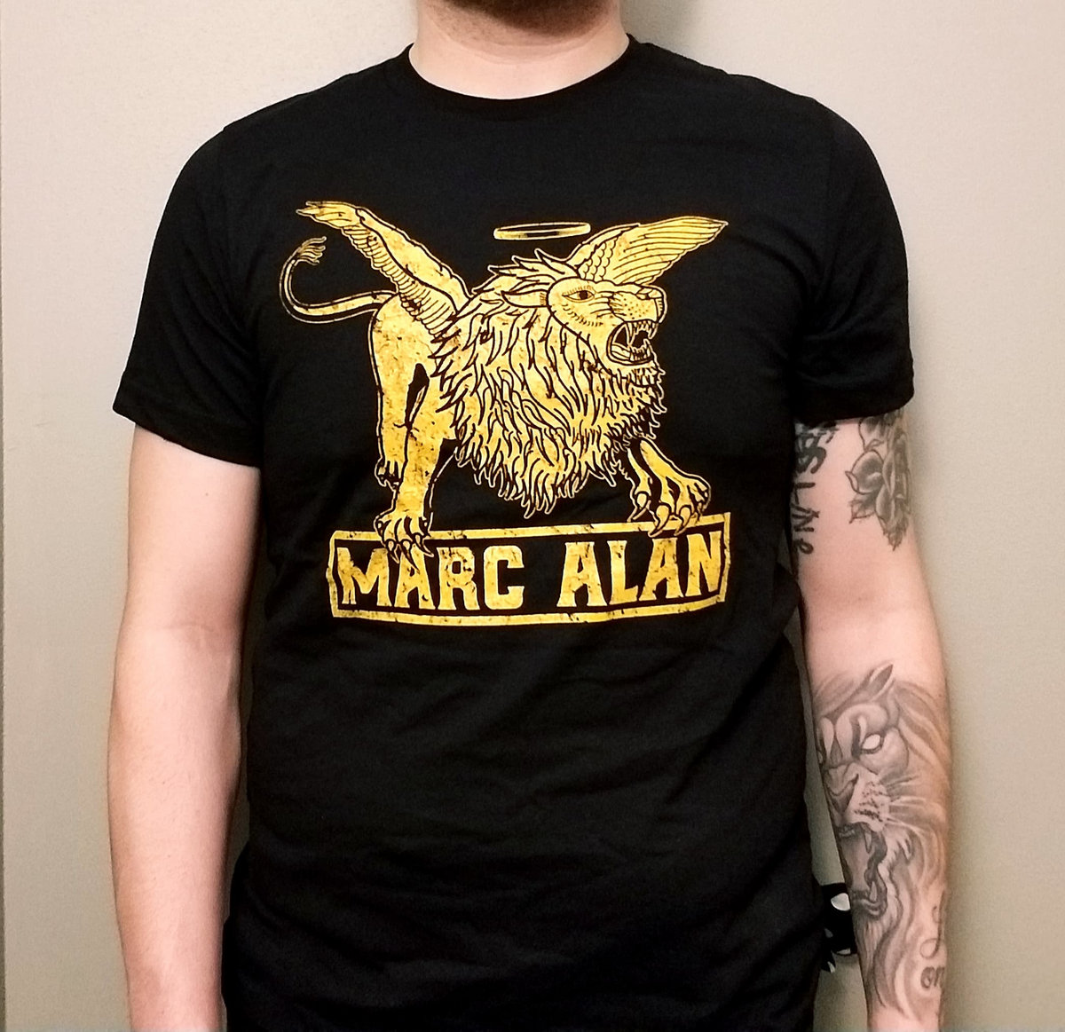 Marc Alan Flying Lion T Shirt Marc Alan