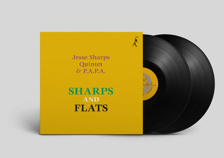 英2LP Jesse Sharps Quintet, Papa Sharps And Flats (2LP) OTR004 Outernational Sounds /00490 Sharps And Flats | Jesse Sharps Quintet & P.A.P.A. | Outernational
