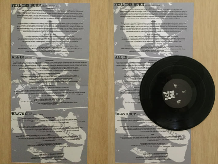 FEEL THE BURN / ALL IN / BRAVE OUT - Split | Various Artists | Set