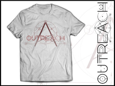 White T-Shirt "OUTREACH" Red Logo main photo
