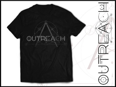 Black T-Shirt "OUTREACH" White Logo main photo