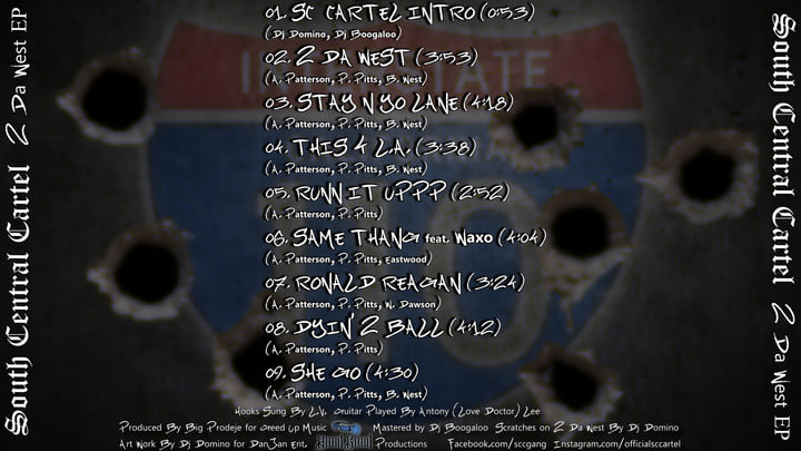 South Central Cartel G-RAP G-Luv G-funk CD South Central Cartel G