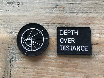 Depth Over Distance Iron-on Patches [Set of 2] main photo