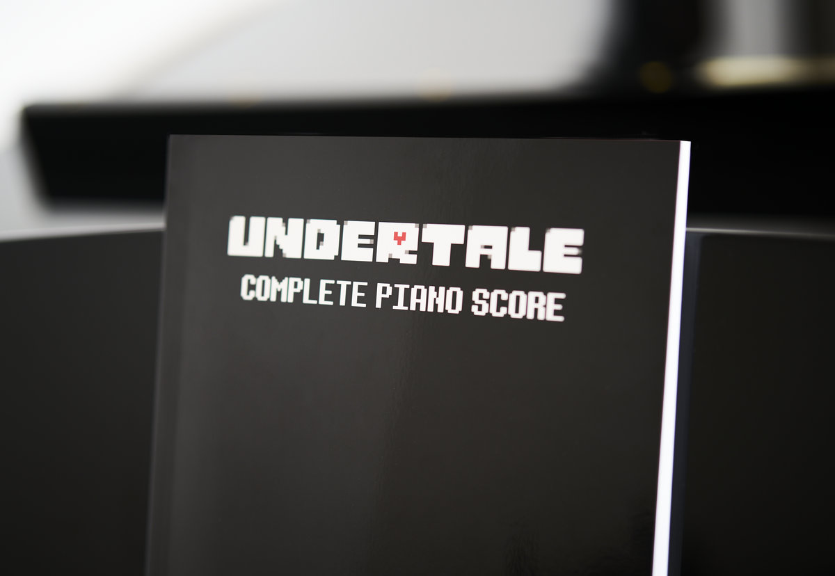 Undertale Complete Piano Score Physical Sheet Music Book