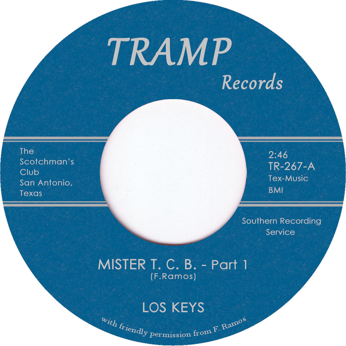 Mister T C B Tramp Records 45s