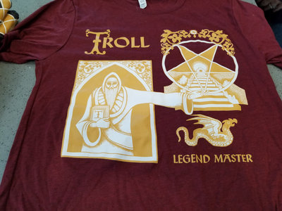 Legend Master Tee Maroon SMALL ONLY main photo