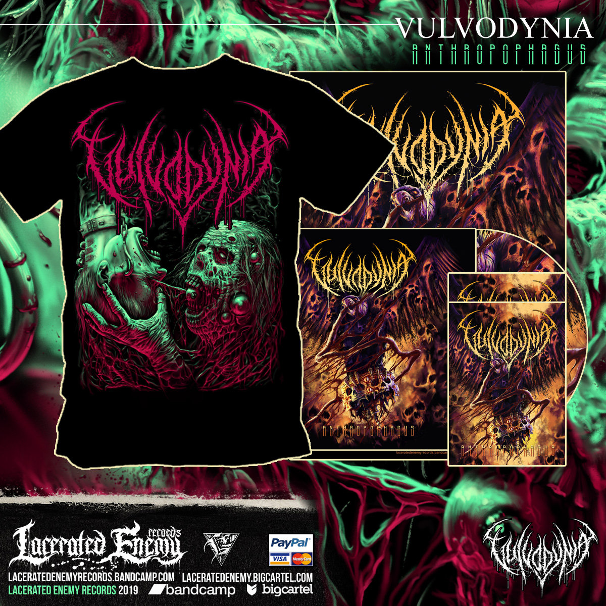 VULVODYNIA - Anthropophagus | Lacerated Enemy records