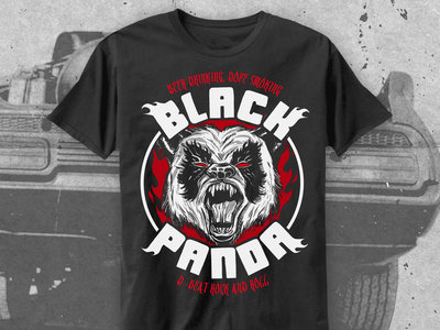 BLACK PANDA logo Tshirt main photo