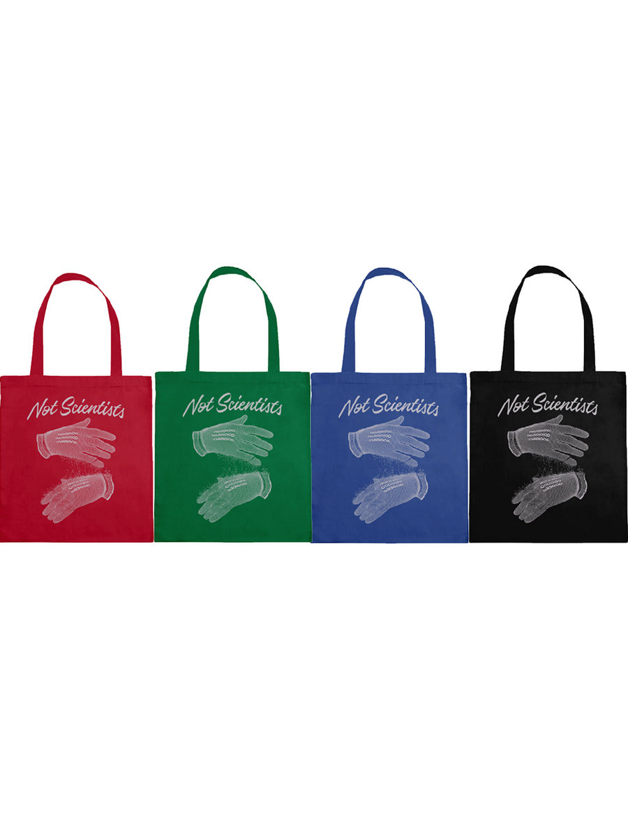 Tote Bag Golden Staples Red Green Blue Black Not Tote Bag Golden Staples Red Green Blue Black Not