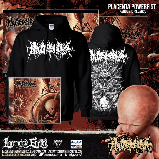 PLACENTA POWERFIST - Pandemic Cleanse | Lacerated Enemy records PLACENTA POWERFIST - Pandemic Cleanse | Lacerated Enemy records