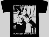 "No Peace No Love No Unity" t-shirt (reprint) photo 