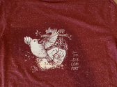 Organic cotton T-shirt with design album 'Discomfort photo 