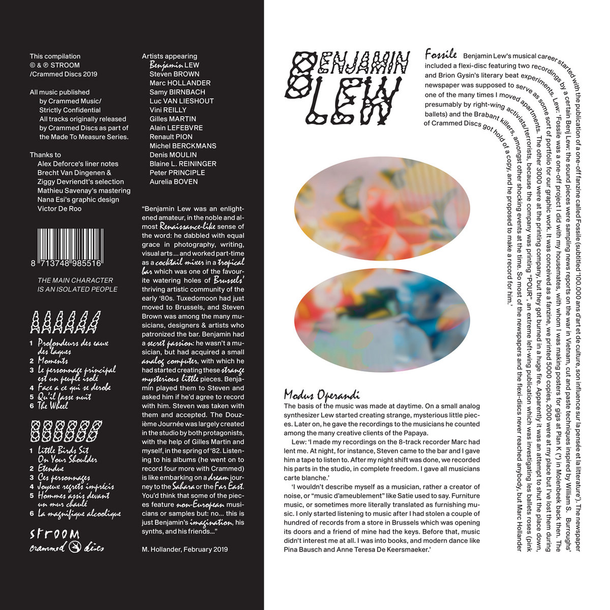 Le Personnage Principal Est Un Peuple Isole Benjamin Lew Stroom Tv