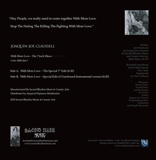 Joaquin Joe Claussell Presents: With More Love - 7