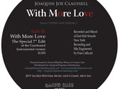 With More Love - 7" Red Vinyl Release. REPRESS. NO JACKETS - SOLD OUT. photo 
