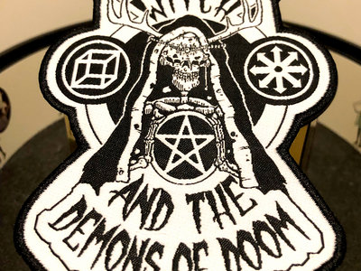 Fiddle Witch and the Demons of Doom - embroidered patch main photo
