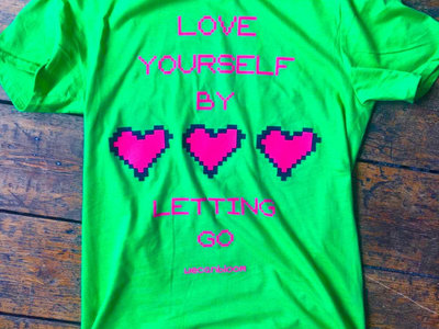 Green/White/Black 'Love Yourself By Letting Go' T-Shirt main photo