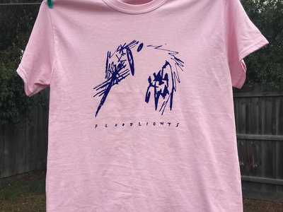 Floodlights Star Design T-Shirt (Light Pink & Blue) main photo