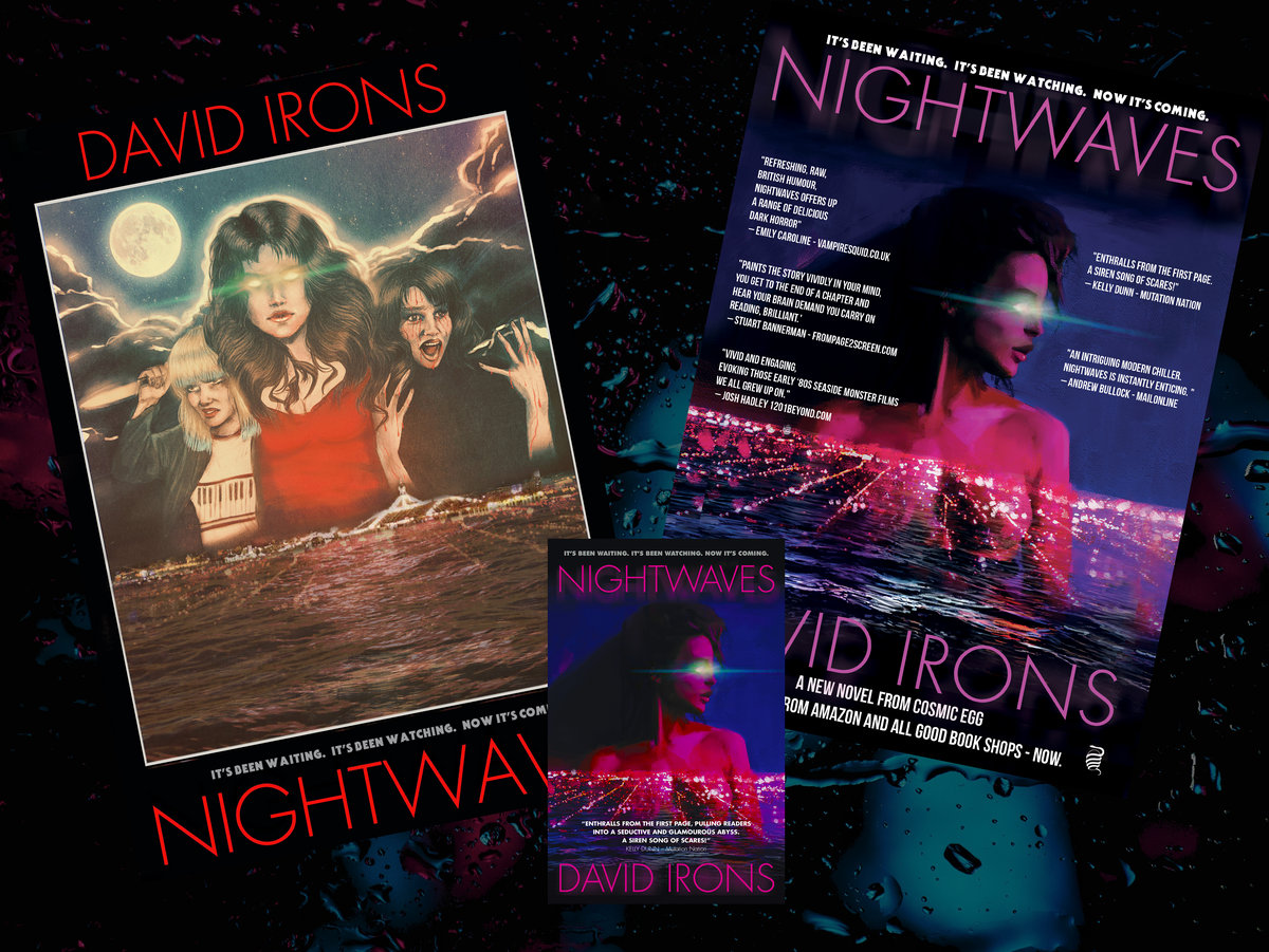 Night Waves — Signed Horror/ Synth Novel + Two free posters + Digital