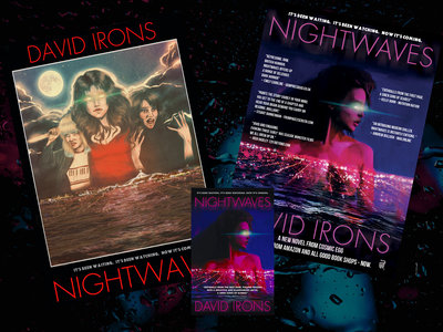 Night Waves — Signed Horror/ Synth Novel + Two free posters + Digital download of Night Waves single by Roxi Drive main photo