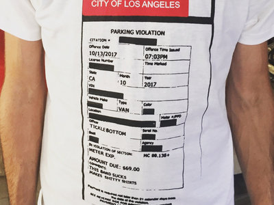 City Of Los Angeles Parking Violation >> La Parking Ticket T Shirt Ramonda Hammer City Of Los Angeles Parking Violation >> La Parking Ticket T Shirt Ramonda Hammer