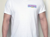 Classic Outrun Logo on White T-Shirt photo 