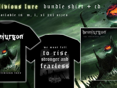 The Oblivious Lure - SHIRT + CD PROMO PACK main photo