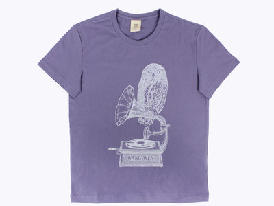 Wang Wen "The Owl" T-shirt（Purple/Khaki） main photo