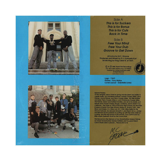 This Is For Suckers | M.C. Groove | Rapid Fire Recordings