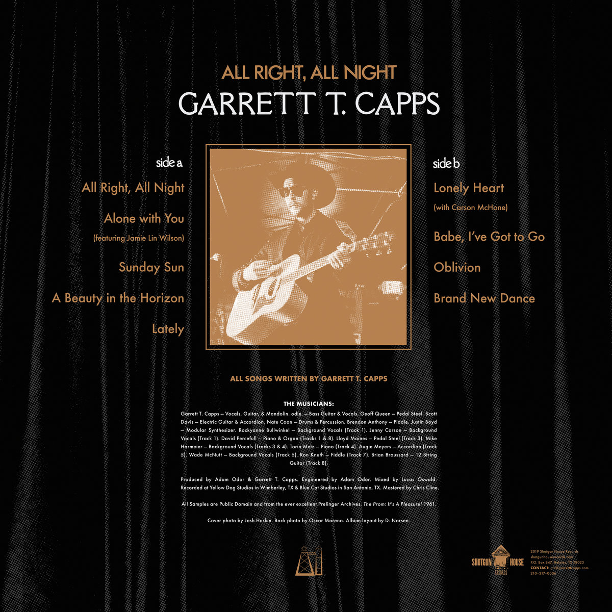 All right all night garrett t capps