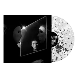 "Chicanery" 12"LP - Clear w/ Black &amp; White Splatter, image 1