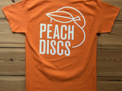 Peach Discs Logo T-shirt (Orange / White) main photo