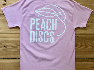 Peach Discs Logo T-Shirt (Light Pink) main photo