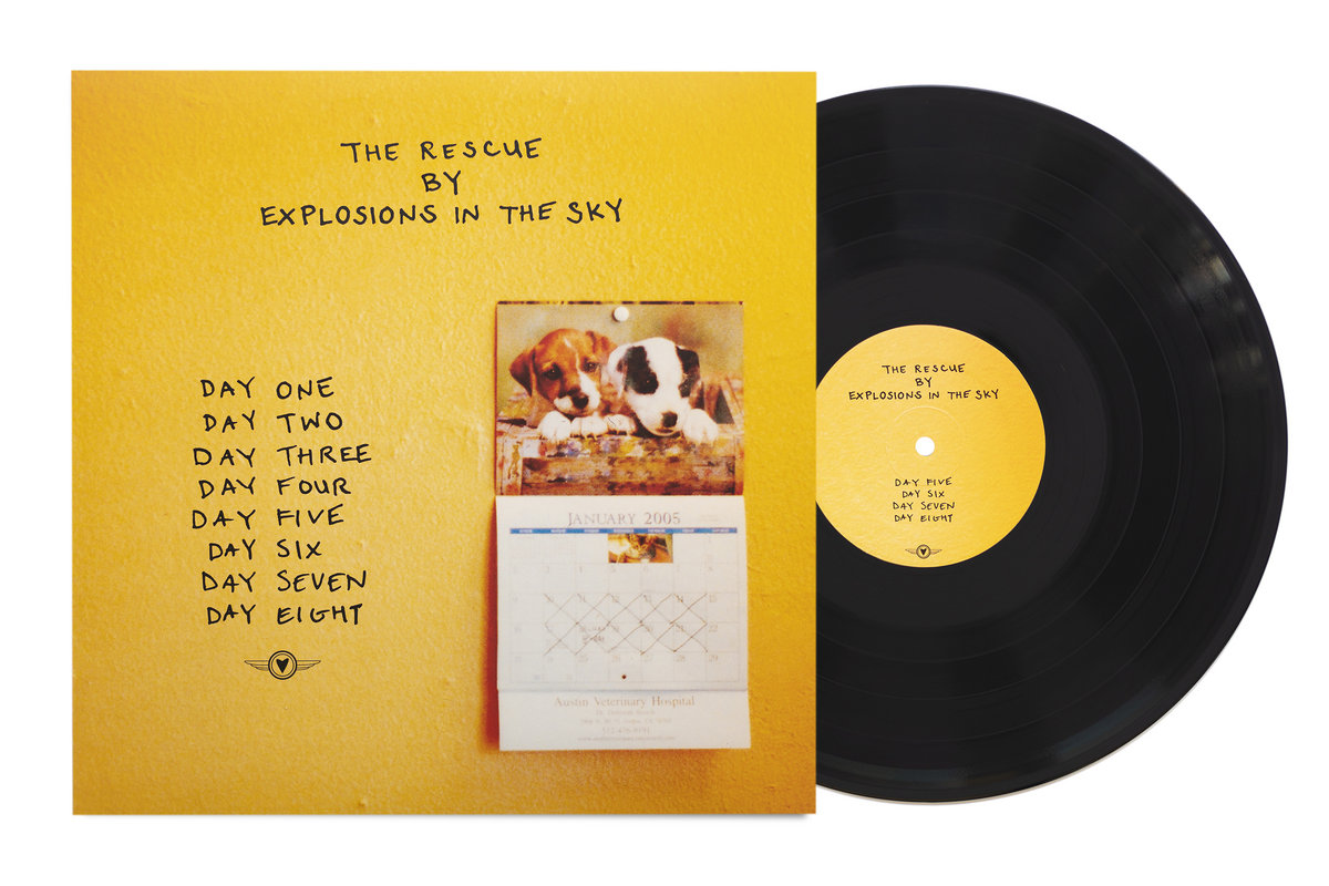 Explosions in the sky サイン入りレコード EXPLOSIONS IN THE SKY BAND SIGNED END LP VINYL RECORD ALBUM