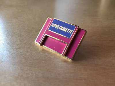 Super Cassette enamel pin main photo