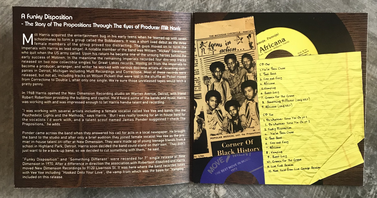 The Propositions - Funky Disposition 2枚組 Funky Disposition | The Propositions