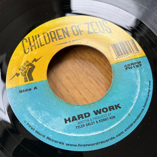 7インチ Children of Zeus Hard Work Soul R&B Hard Work | Children Of Zeus