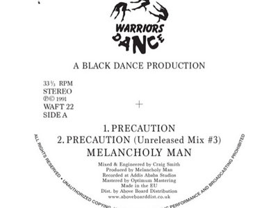 Melancholy Man - Precaution 12" Vinyl main photo